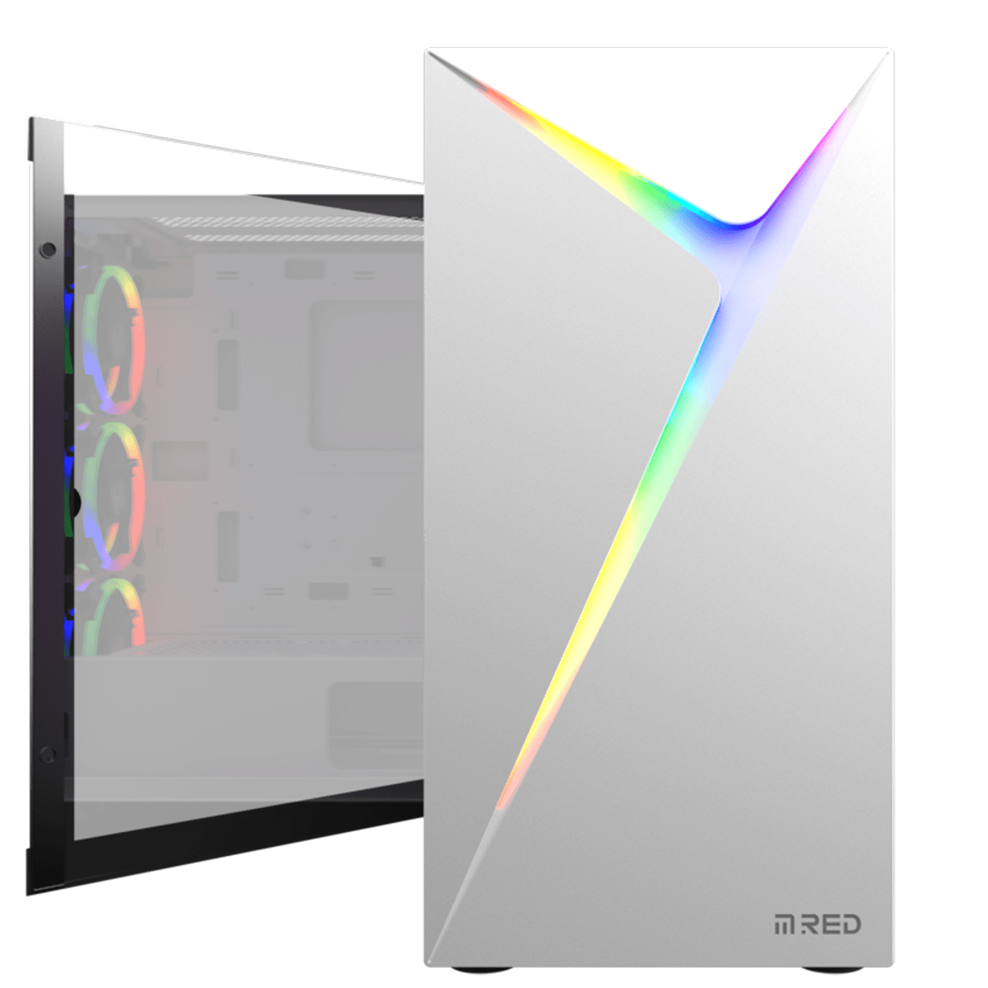 Boîtier_PC_Gamer_Blanc_RGB_Cobalt